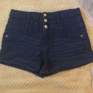 High waisted shorts